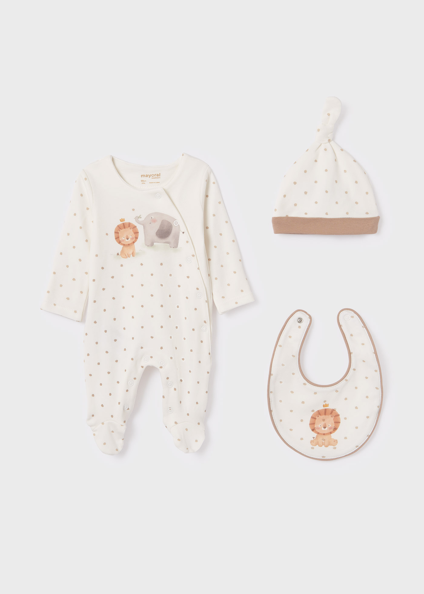 Conjunto de bebê Better Cotton de 3 peças
