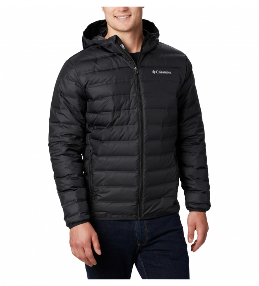 Jaqueta com capuz e forro de plumas Columbia Plumn Lake 22, preta