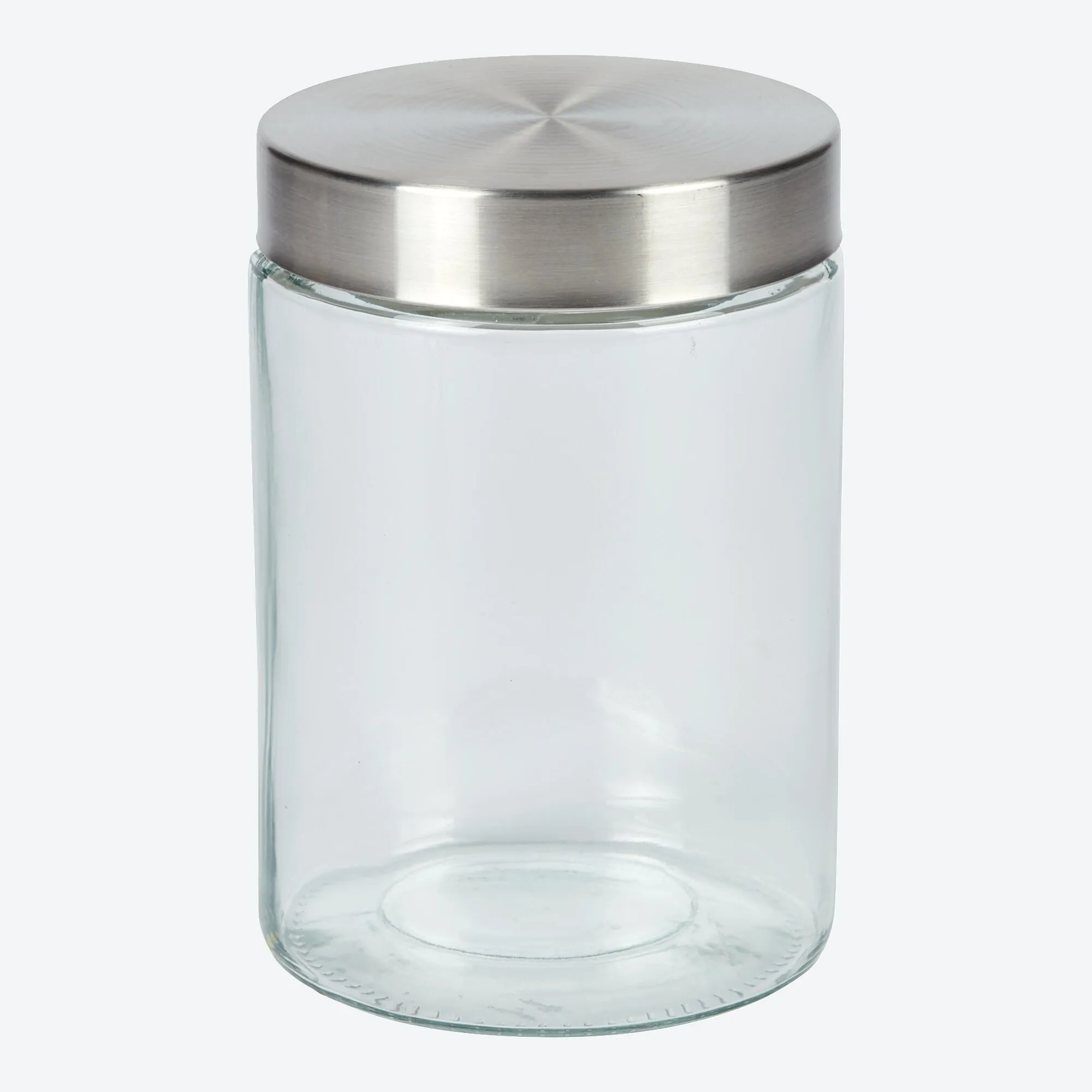 Vorratsglas mit Edelstahl-Deckel, verschiedene Größen
