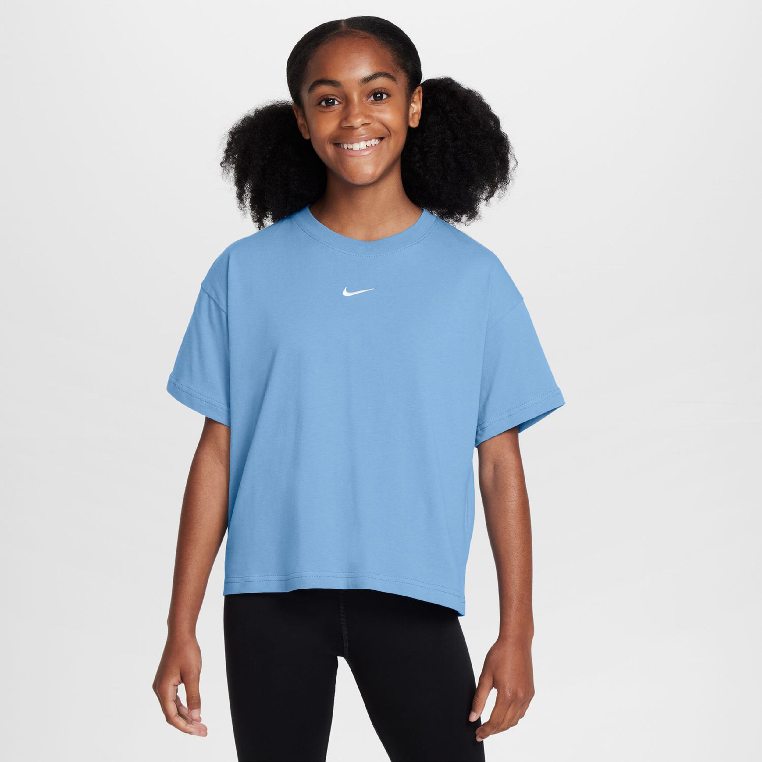 Nike Boxy Essential T-shirt Filles - Bleu