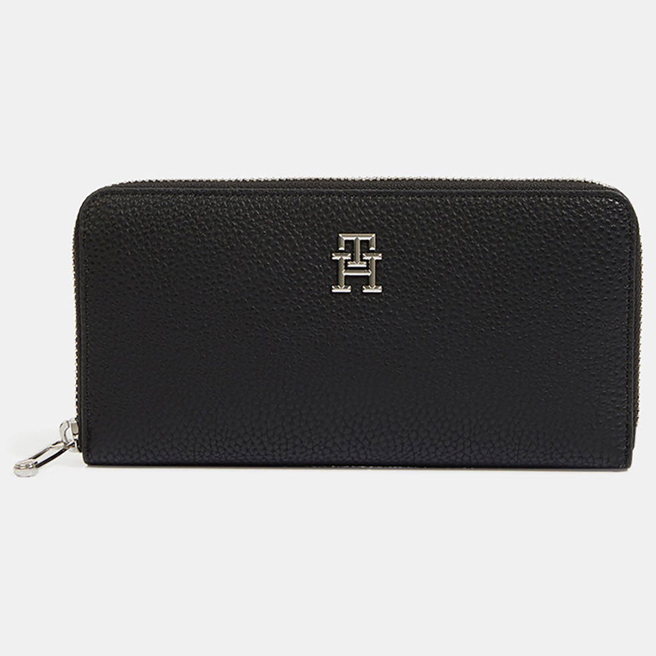 Tommy Hilfiger Compagnon Emblem large noir - 10x19 cm