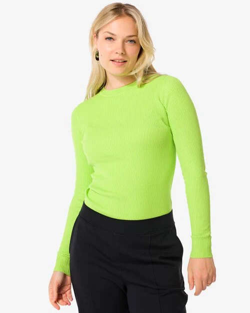 haut femme Louisa côtelé vert