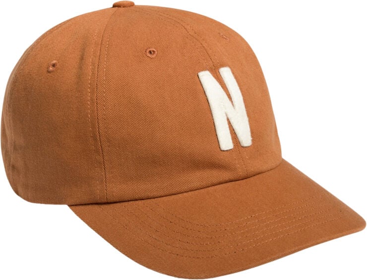 Norse Projects Felt N Twill Sports Cap Burnt ochre