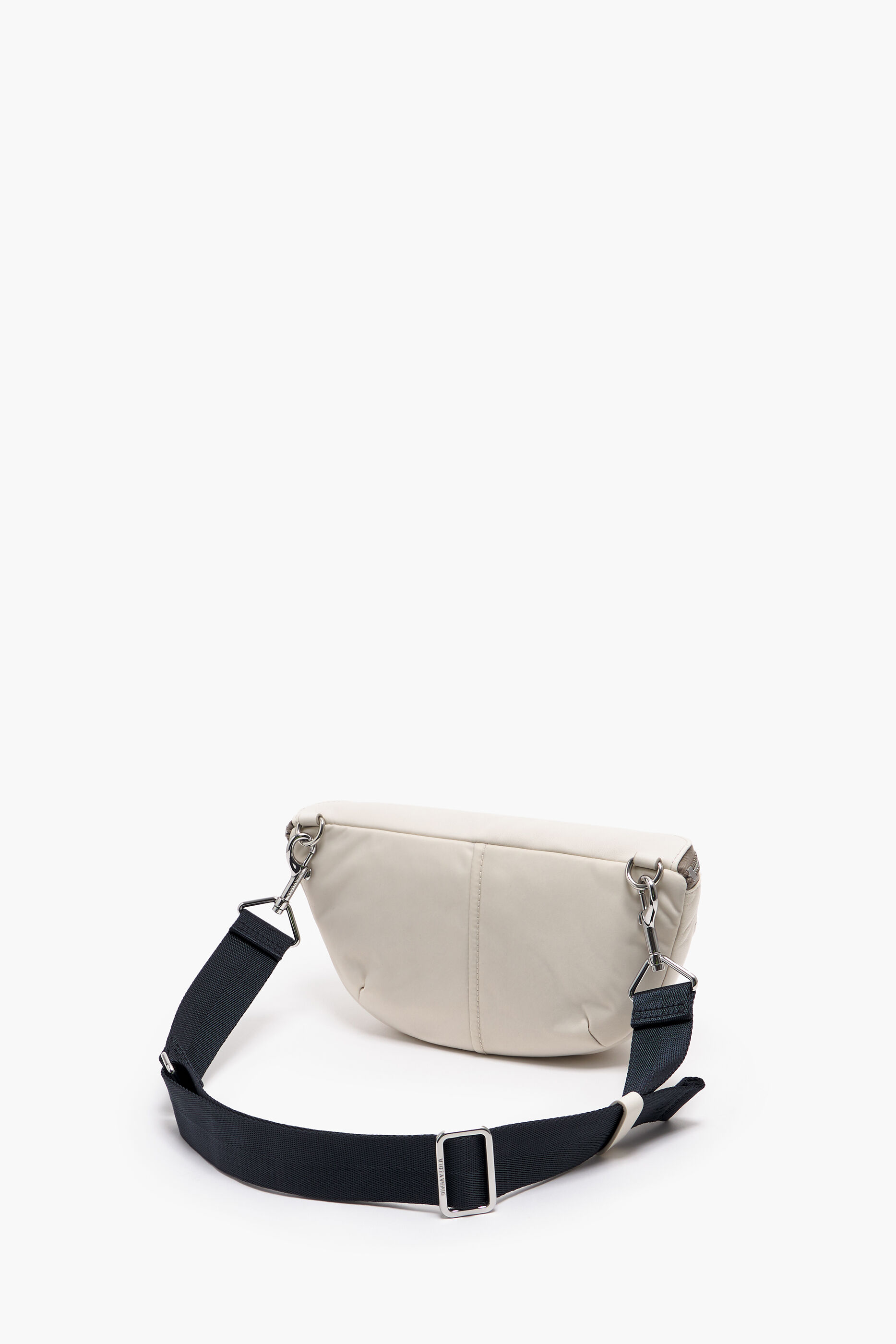 Pochete Pocket S em couro branco