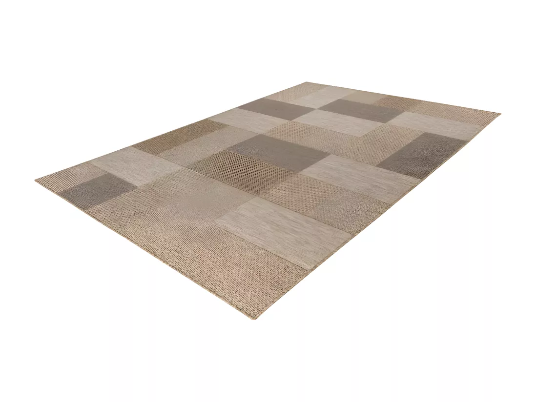 Tapis 290x200cm, design C603A coloris naturel - Confort et élégance pour votre intérieur