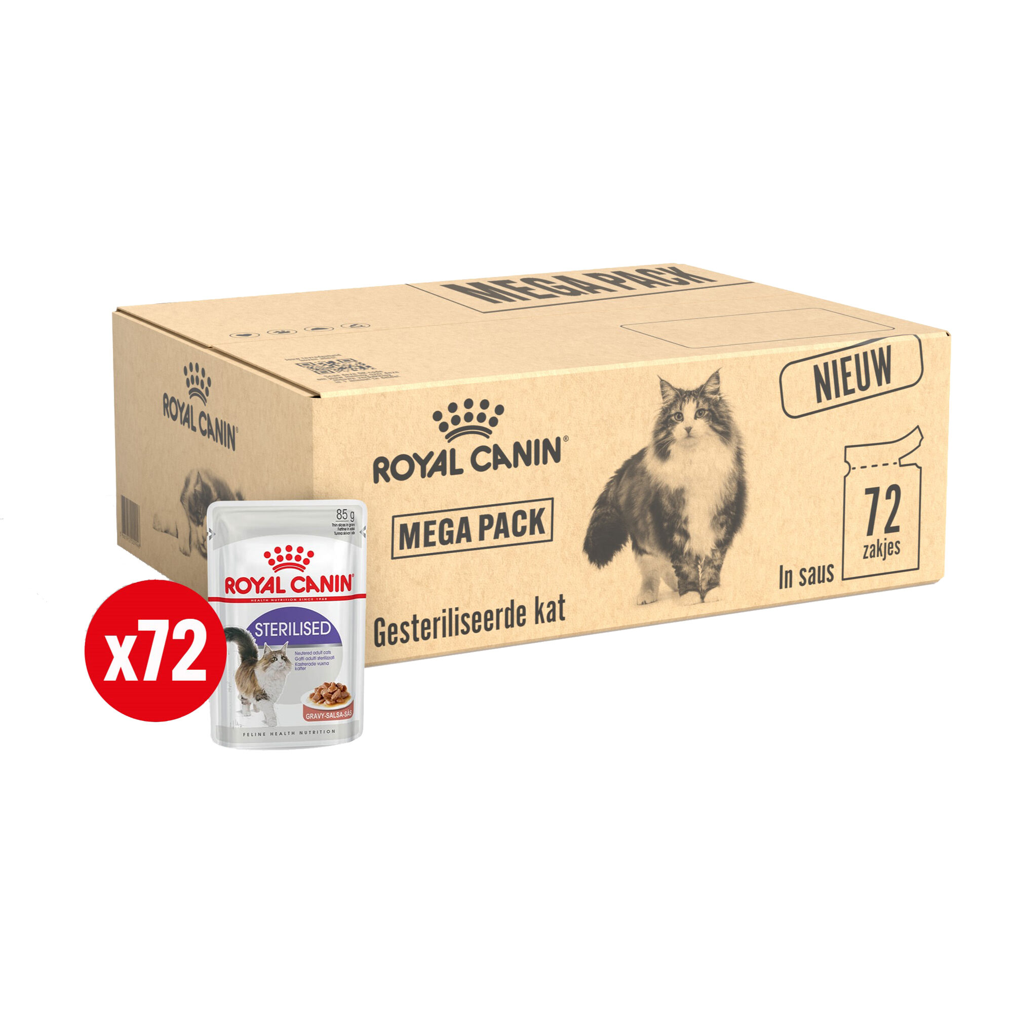 Royal Canin Sterilised in Gravy - Megapack
