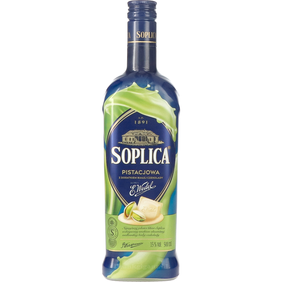 Soplica Pistache Met Witte Chocolade - Pistacjowa Z Bialej Czekolady 50 cl