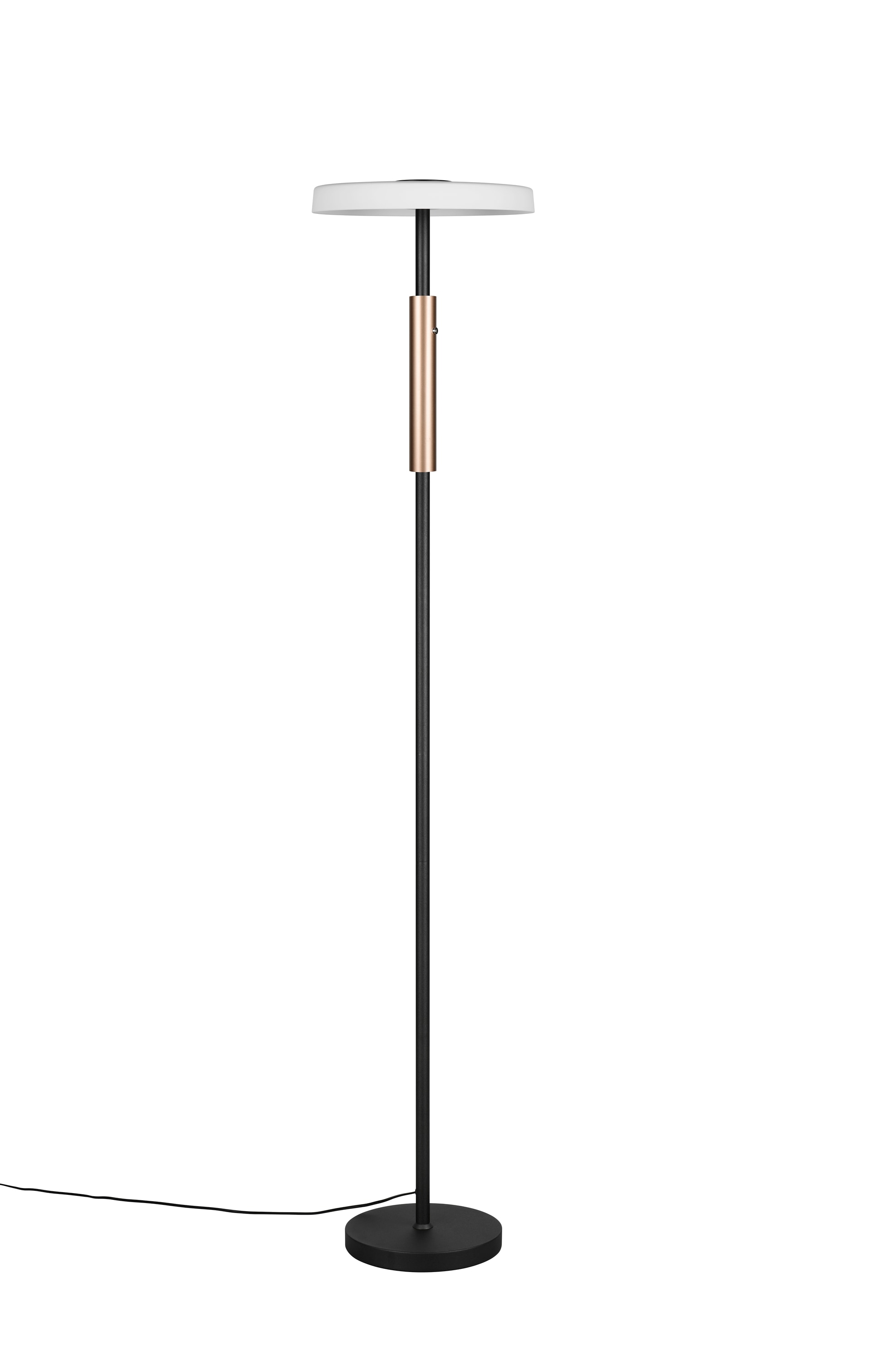 TRIO LED Stehlampe CELESTE 160 cm coffee /weiß
