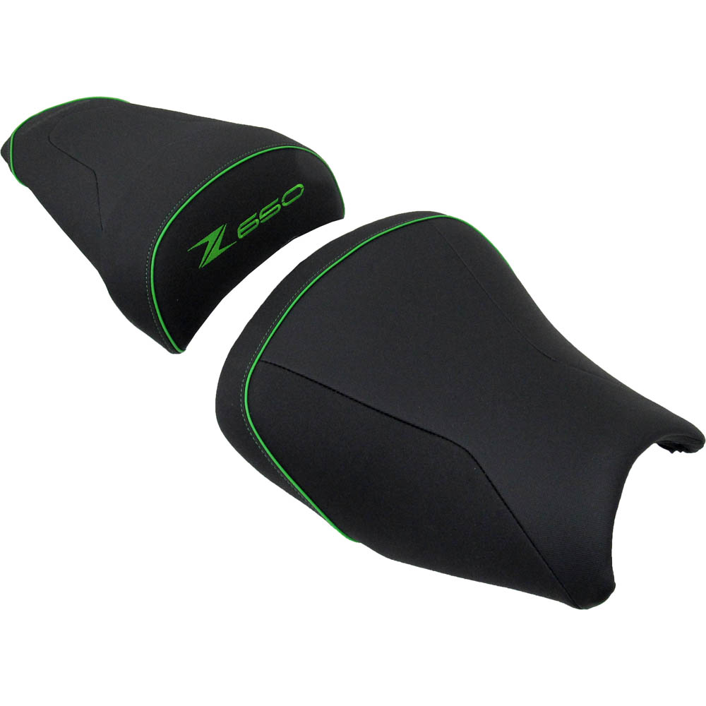 Bagster - Selle Ready Luxe Kawasaki Z650 (2017-2019) Noir / Vert