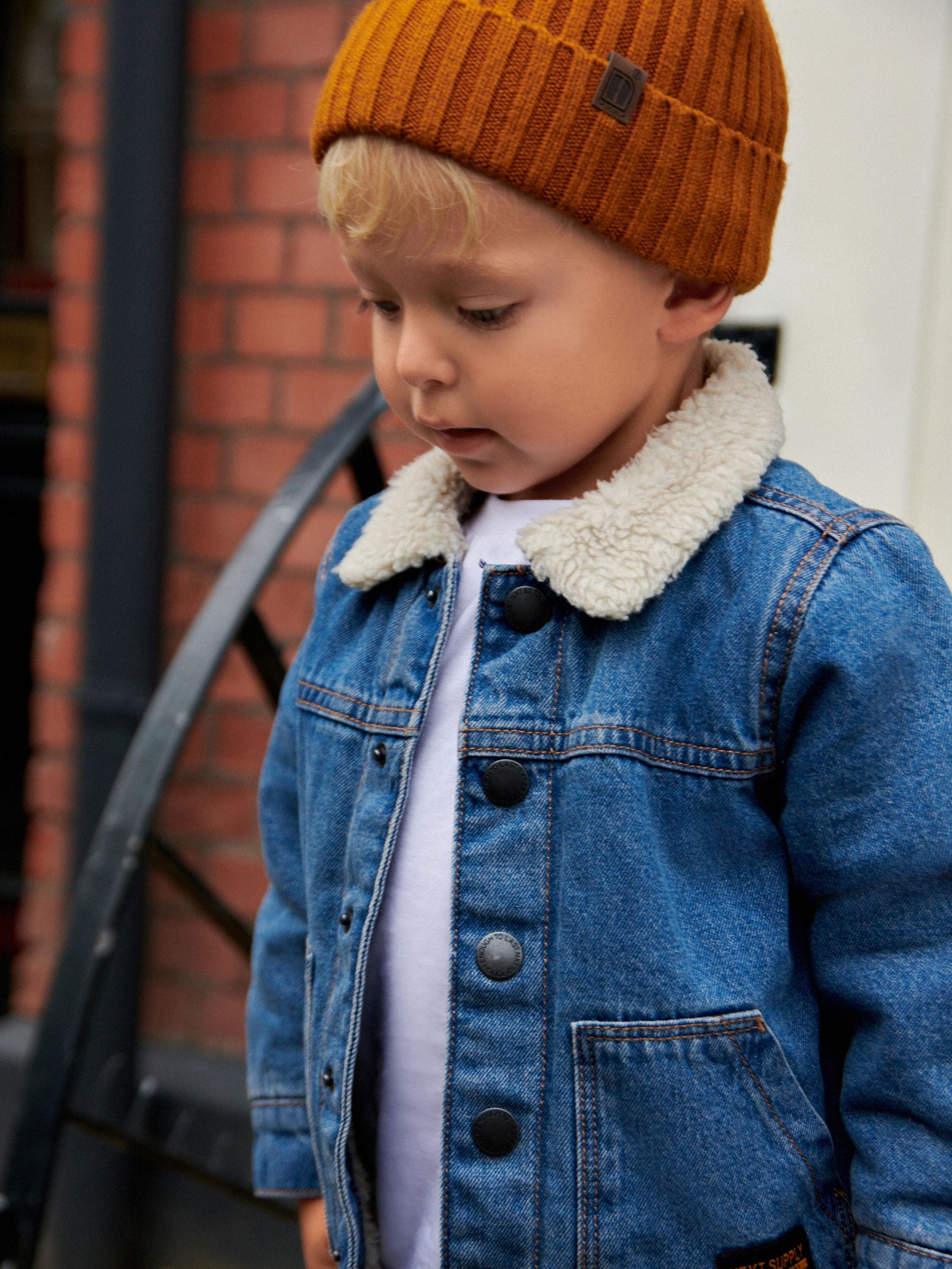Blauw - Denim jack (3 mnd-10 jr)