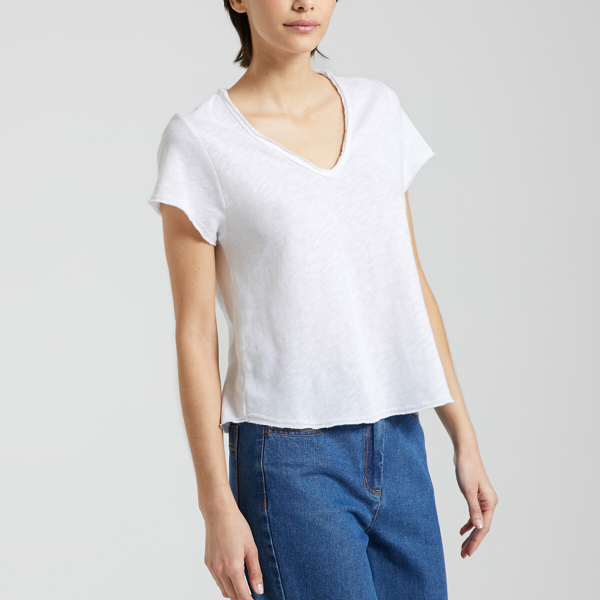 AMERICAN VINTAGE<br>Camiseta Sonoma de manga curta com decote em V
