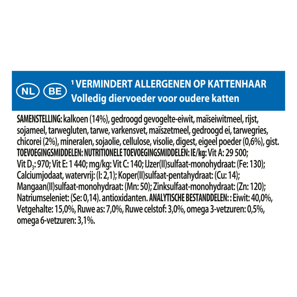 Pro Plan LiveClear Sterilised Senior Kalkoen1,4 kg
