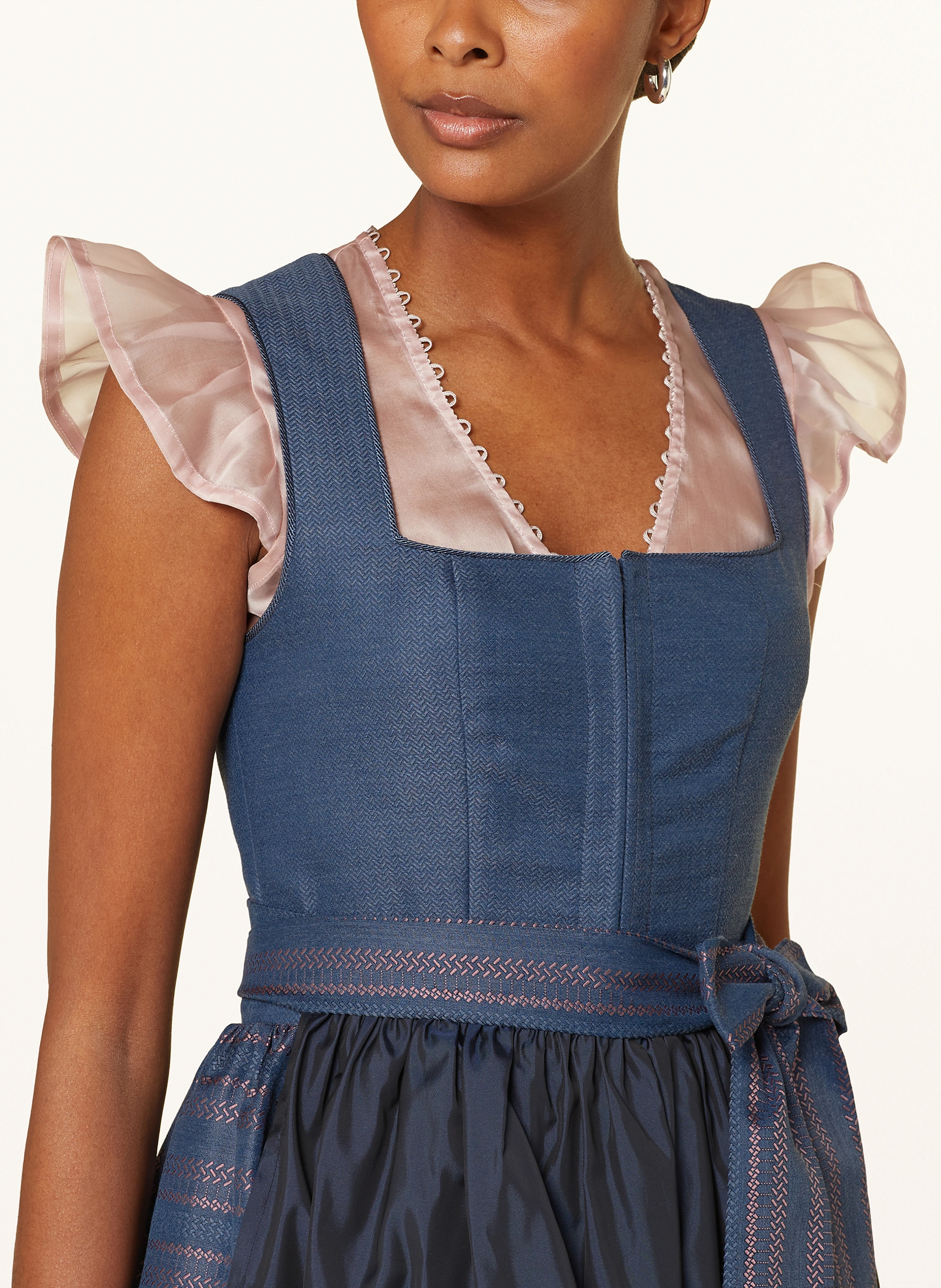 KINGA MATHE Dirndlbluse KIKI aus Seide
