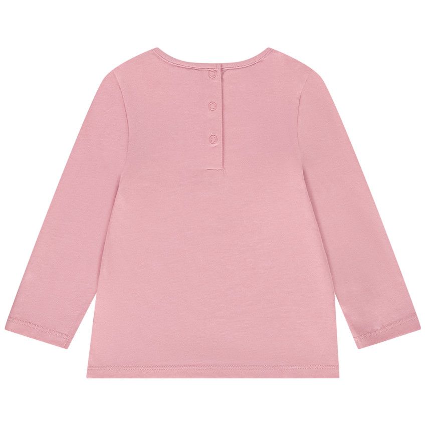 T-shirt manches longues en jersey pour bébé fille - Multicolore