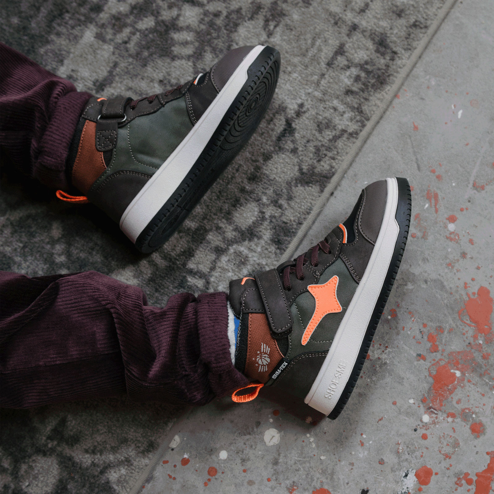 Shoesme brauner Sneaker