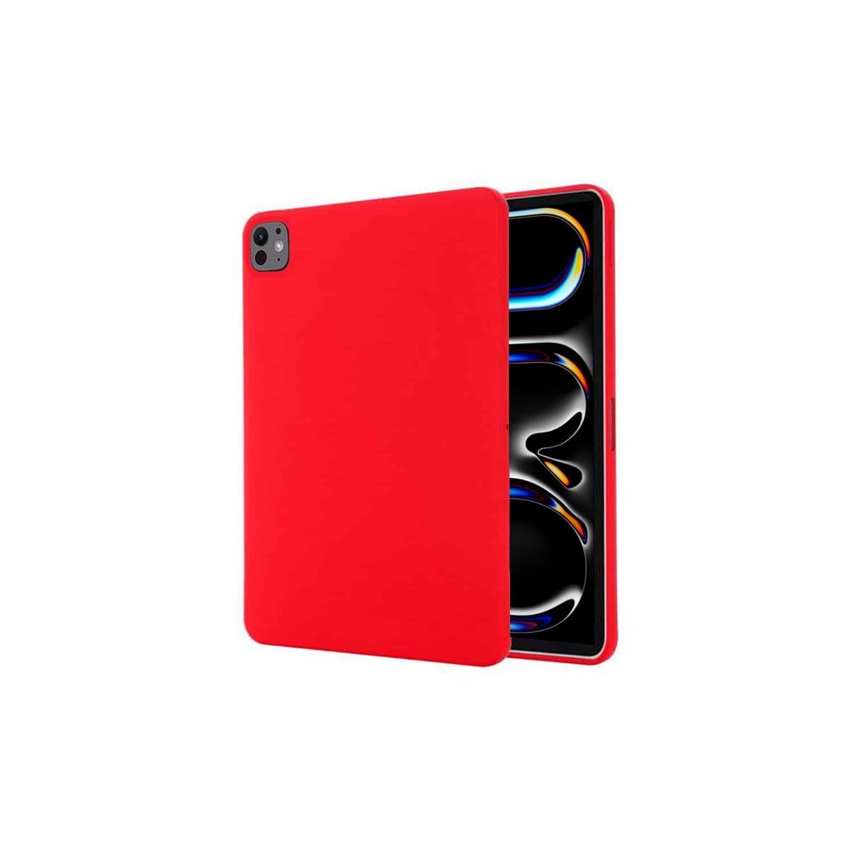 Liquid silikondeksel iPad Pro 13 (2024) - China Red