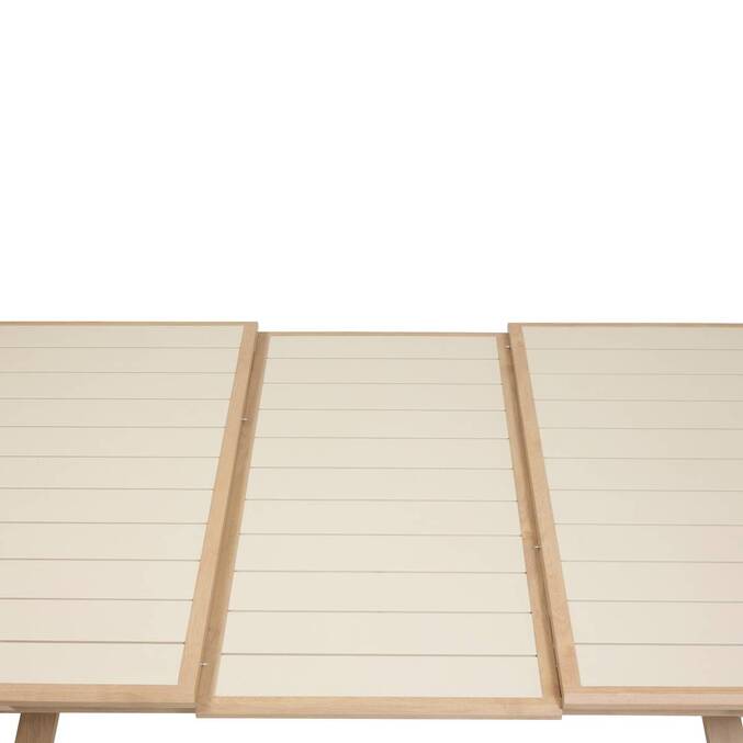 Table de jardin extensible rectangulaire AXIOME Argile / Honey