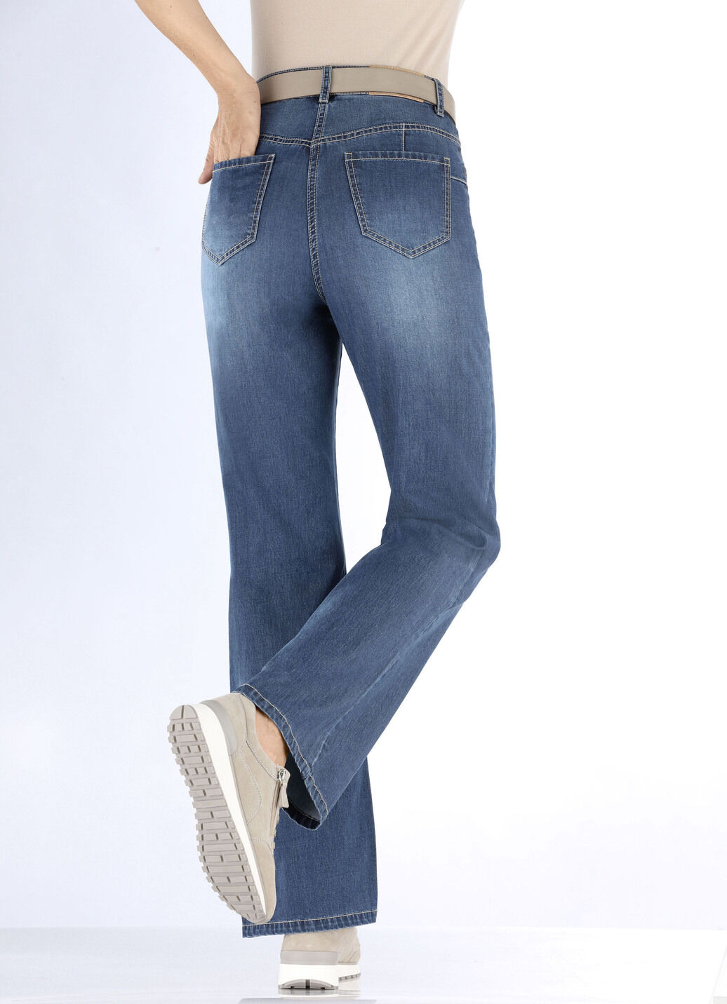 Modische Jeans in 5-Pocket-Form