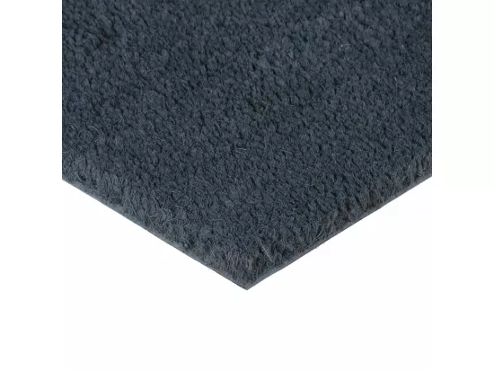 Tapis de porte 2 pcs gris foncé 40x60 cm fibre de coco touffeté