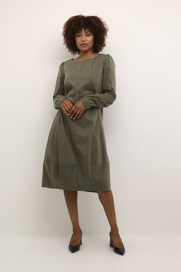 Culture CUantoinett Dress Burnt olive