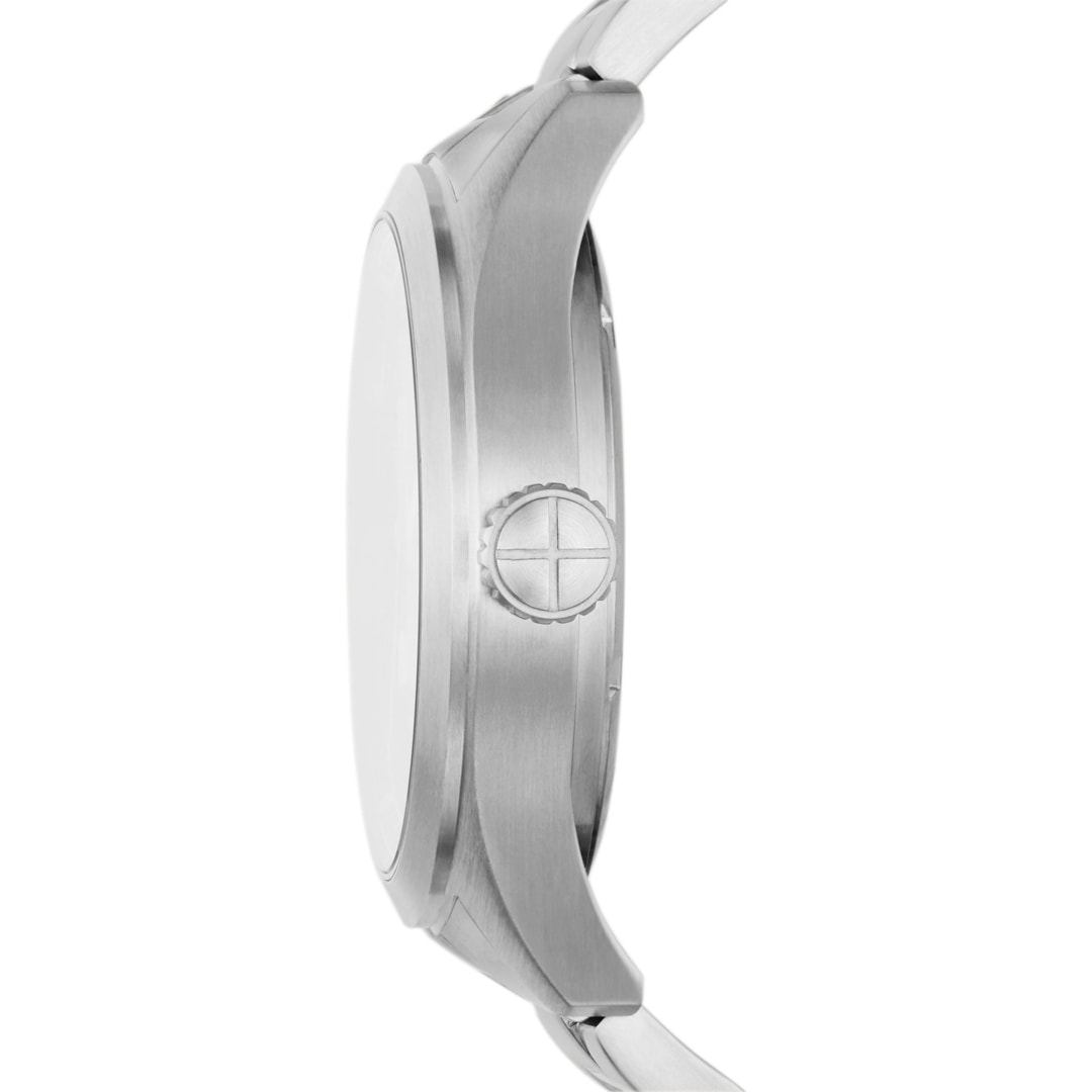 Fossil Defender Solar 46 Silbrig