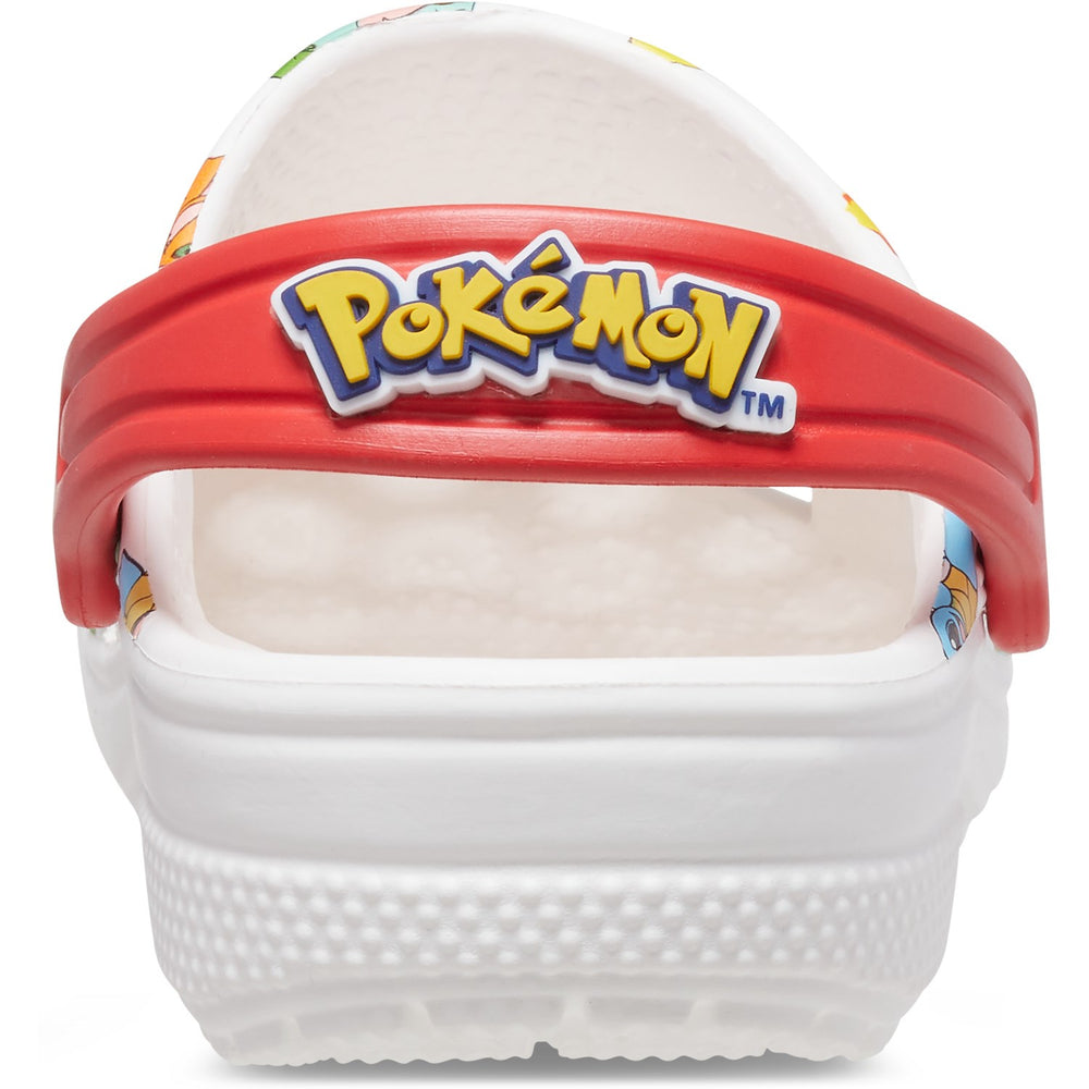 Køb Crocs White/Multi Classic Pokemon Clog