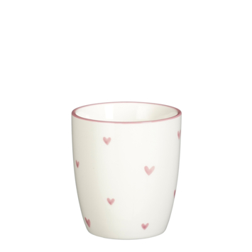 Beker roze - h8,5xd8cm