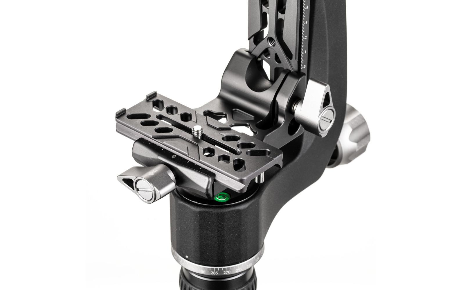 Gimbal Kopf GH2N<br>Robuster Gimbal-Kopf mit vielen Funktionen, geeignet für Sport-, Action- und Wildlife-Aufnahmen