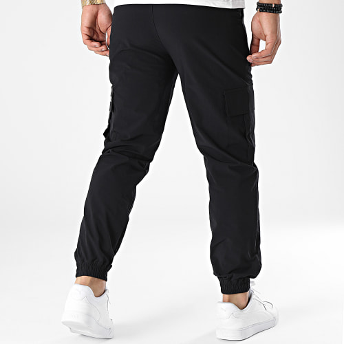 Pantalon Cargo Logo 2 Noir Blanc