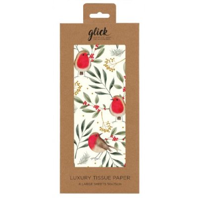 Robins Foliage Tissue Paper