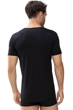 Mey Dry Cotton V-hals T-shirt Zwart 46038 kopen