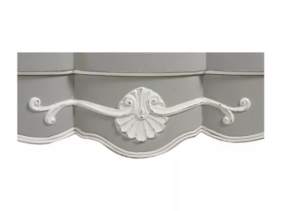 Commode galbée 5 tiroirs Bois-MDF Gris - Gustavien Interior's