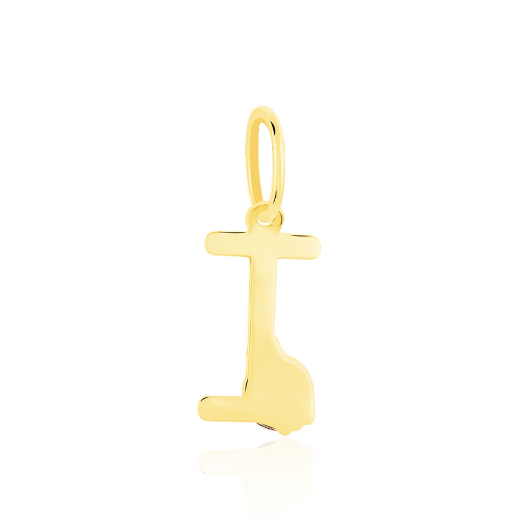 Pendentif Helidie Coccinelle Lettre Or Jaune