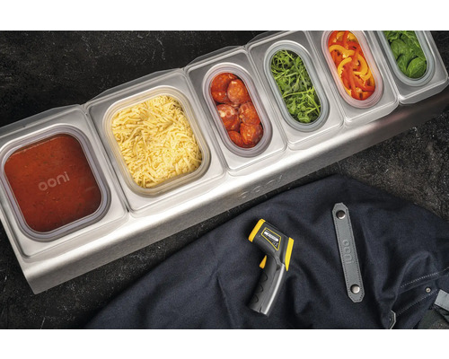 Ooni Pizza Topping Station Roestvrij Staal