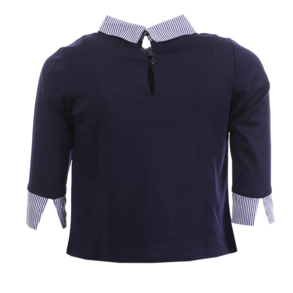 Teddy Smith T-shirt manches 3/4 Marine Fille Teddy Smith Tavia
