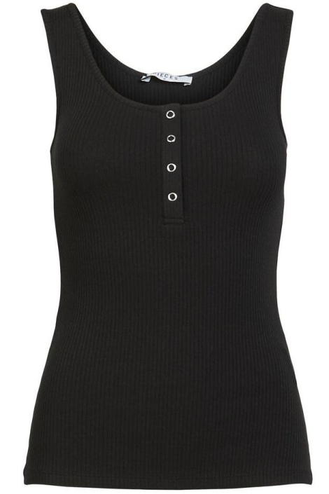Pieces zwarte dames top
