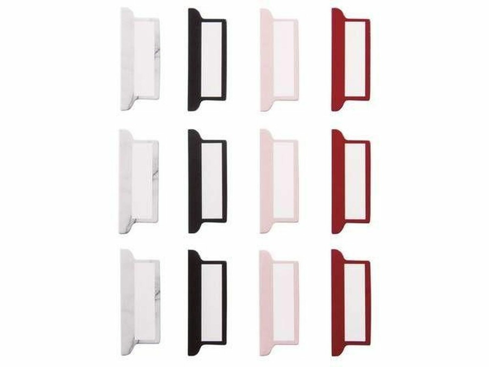 48 onglets adhésifs pour bullet journal - blanc, noir, rouge