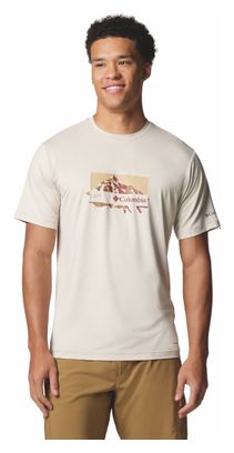T-shirt Technique Columbia Kwick Hike Blanc Homme