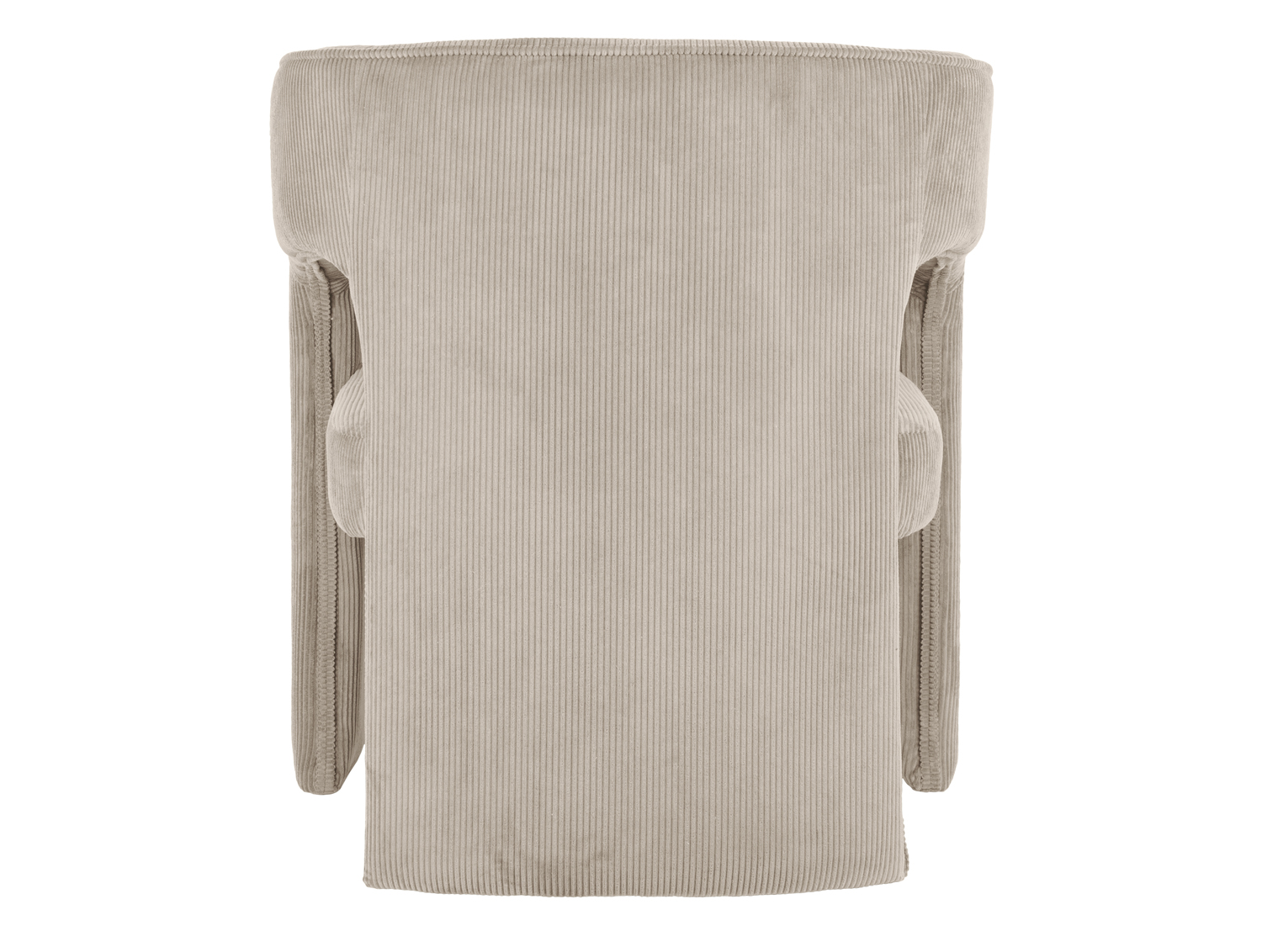 Chair Vigor corduroy warm grey