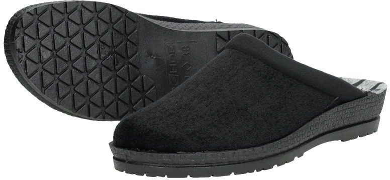 Rohde Dames pantoffels zwart