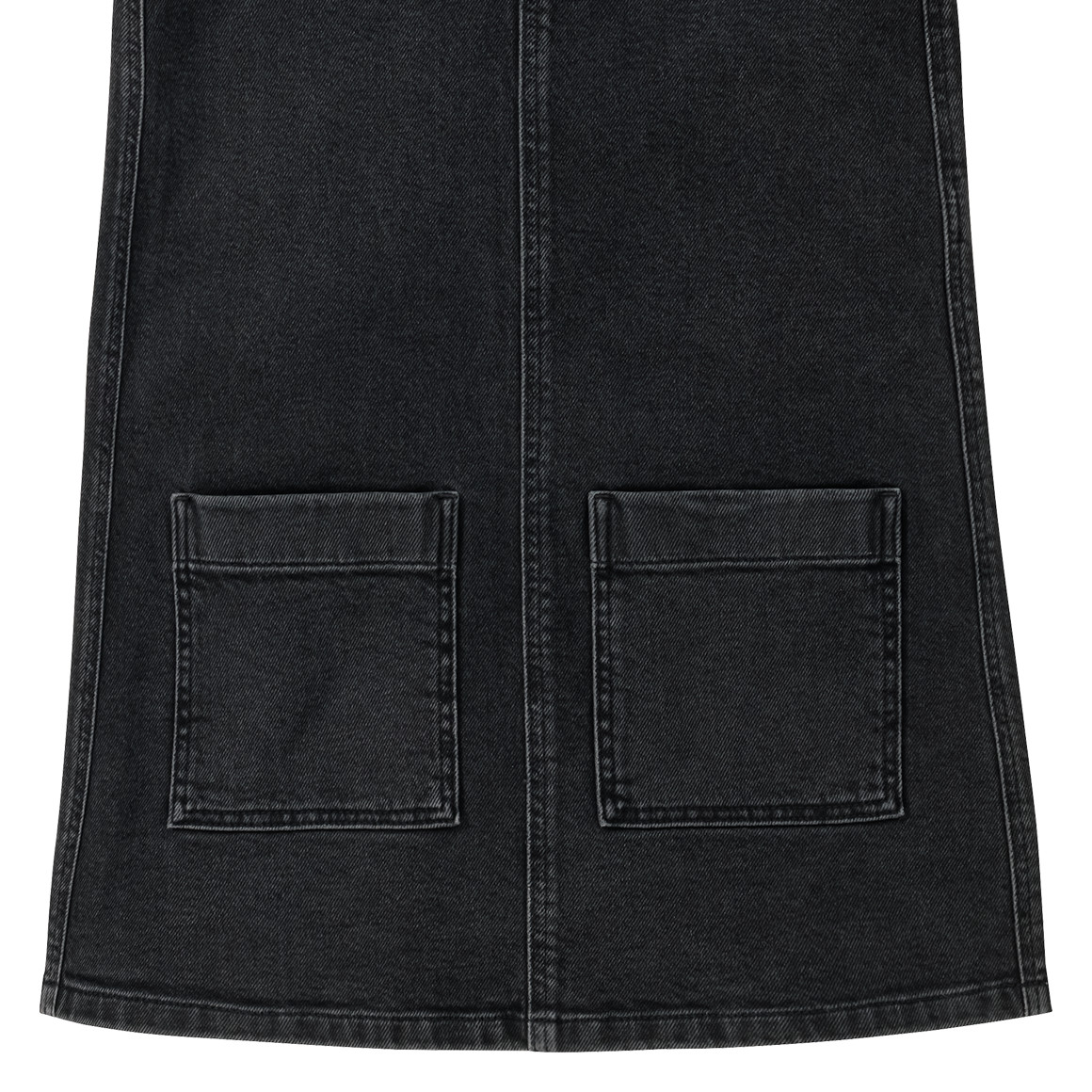 Beatwear Mädchen Jeanskleid mit Taschen dunkelgrau