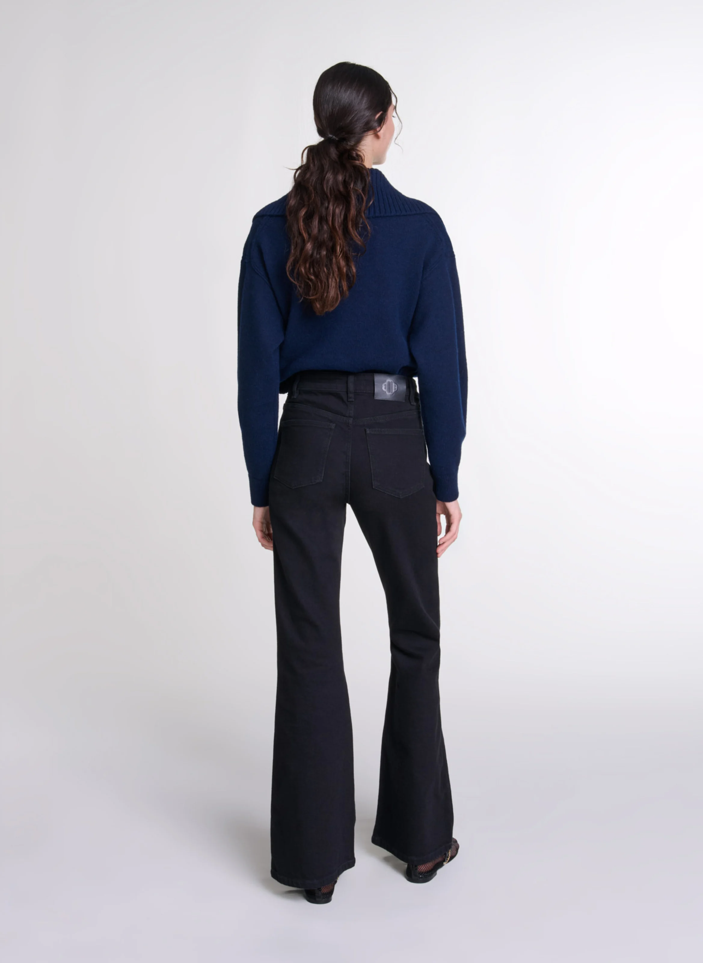 Jean flare | Noir