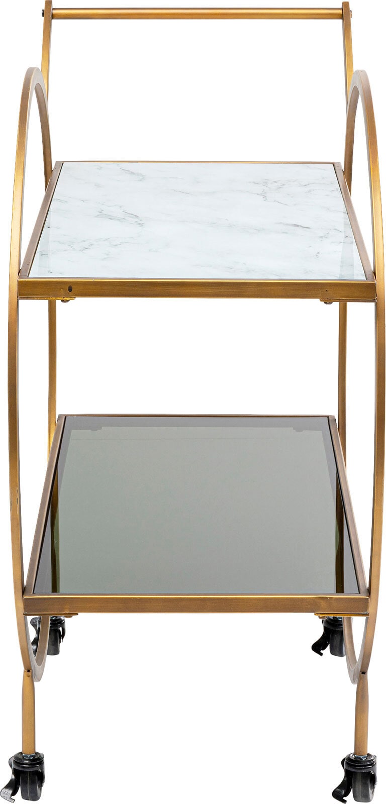 KARE DESIGN Servierwagen LOFT BRASS goldfarbig
