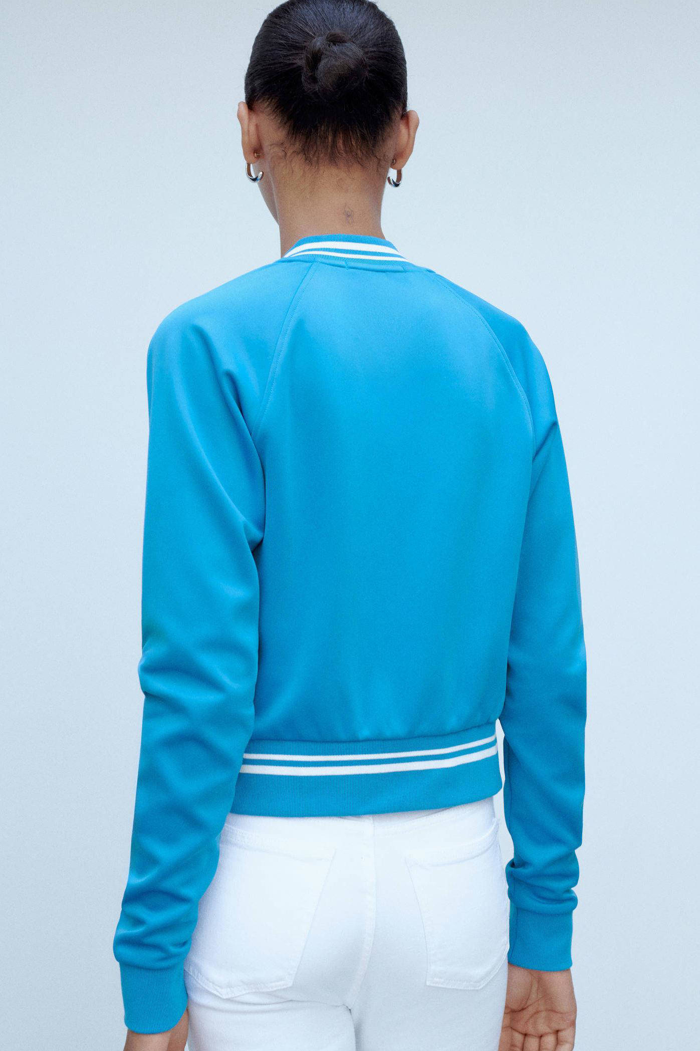 Mango baseball jacket blauw