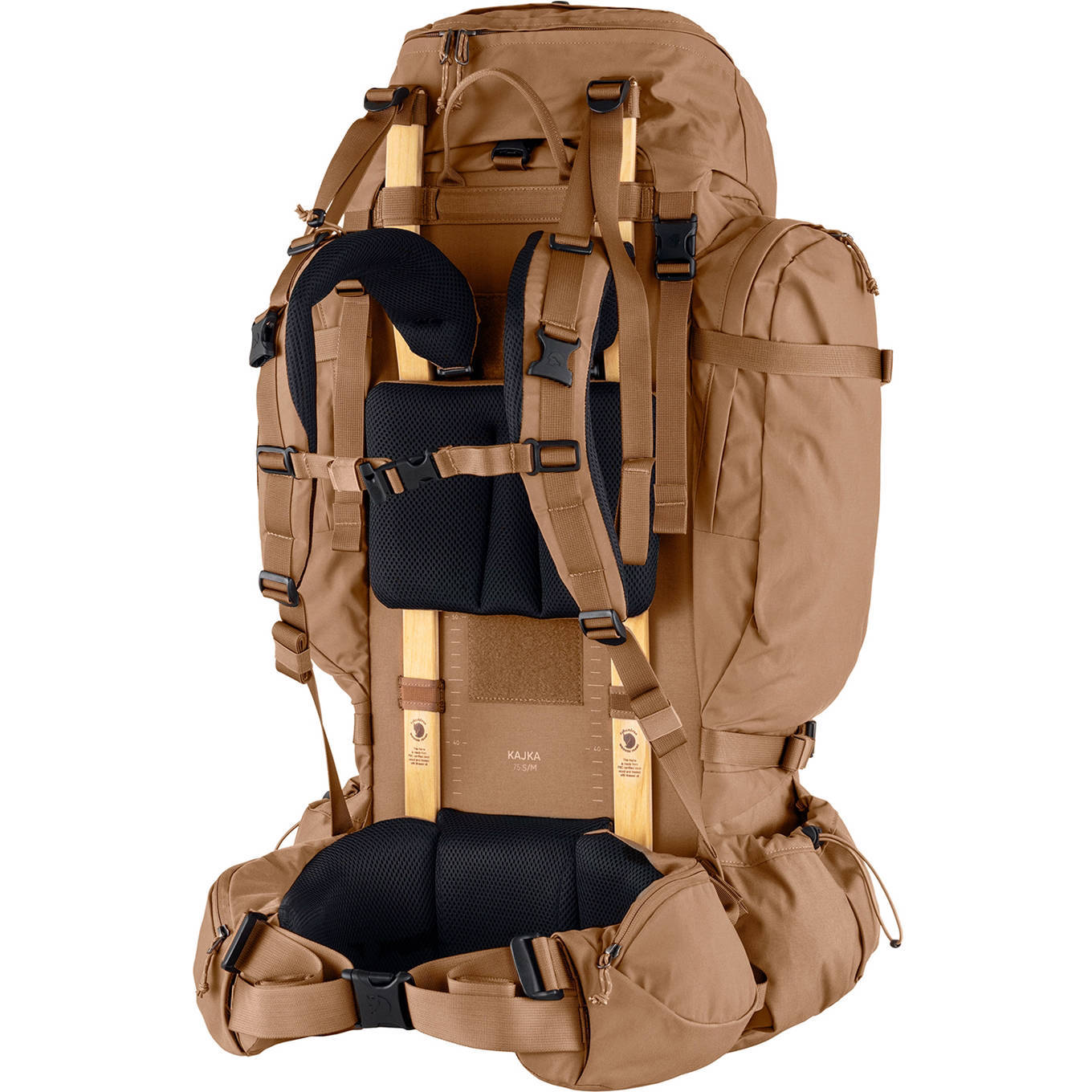 Fjällräven backpack Kajka 75L S/M lichtbruin