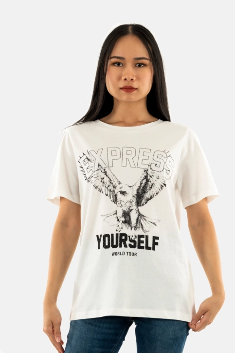 Tee shirt ichi ossi 114201 cloud dancer