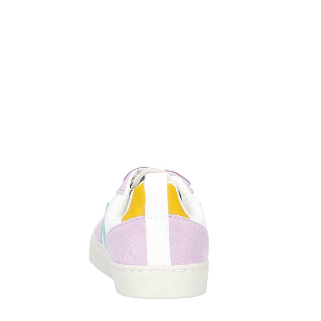 Veja Small V-10leren sneakers lila multi