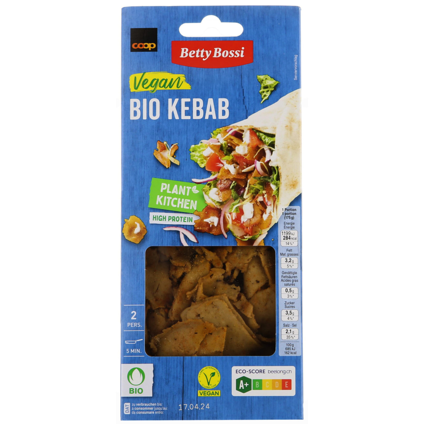 Betty Bossi Plant Kitchen Bio Kebab Vegan