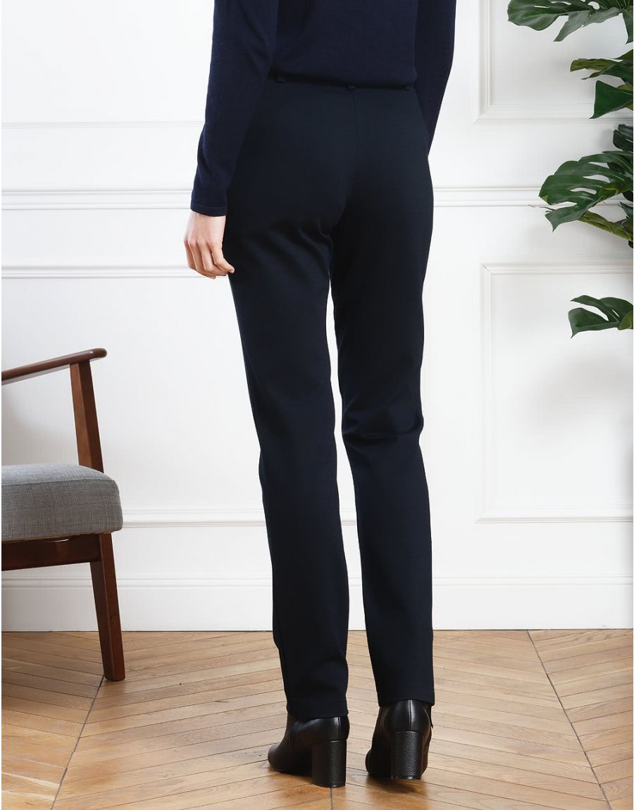Pantalon droit marine