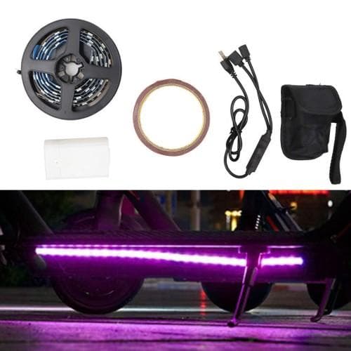 Xiaomi M365 Scooter høyt lyst LED-stripelys Batteridrevet fargerikt lystau